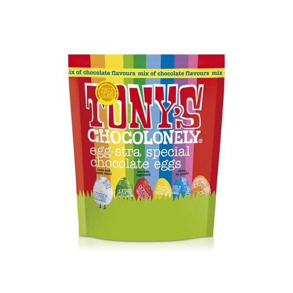 Tonys Mixed Chocolate Eggs Pouch 230g