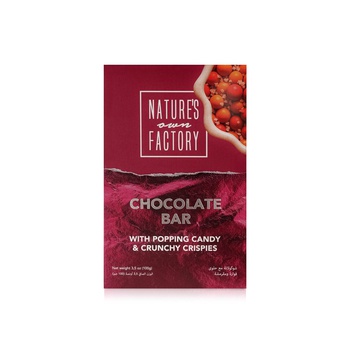 Natures Chocolate Poppin Candy Crispies 100g