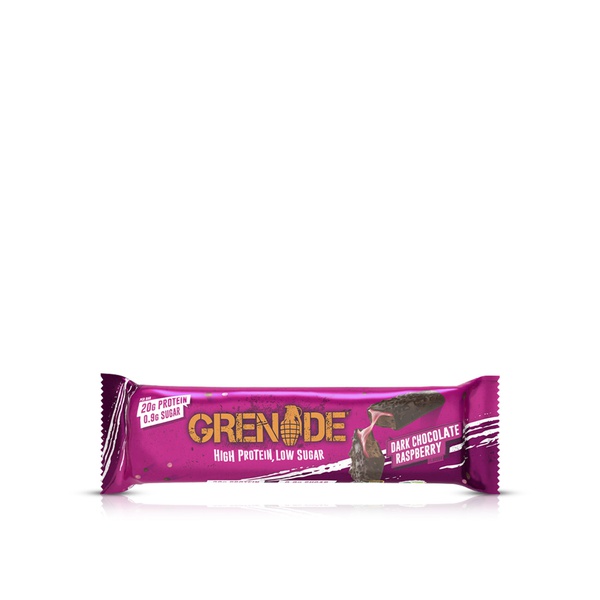Grenade Dark Chocolate Raspberry Protein Bar 60g
