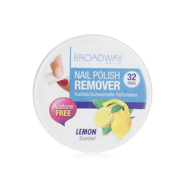 Broadway Nail Poilsh Remover Lemon x 32