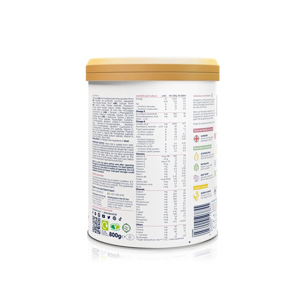 Kendamil First Infant Goat Milk Stage 1 from Birth 800g