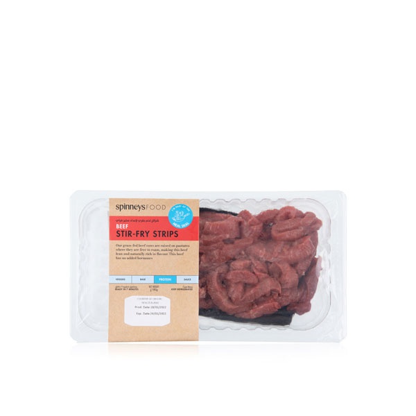 Buy SpinneysFOOD Beef Stir Fry Strips 180g in UAE