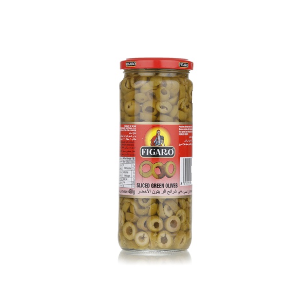 Figaro Sliced Green Olives 450g