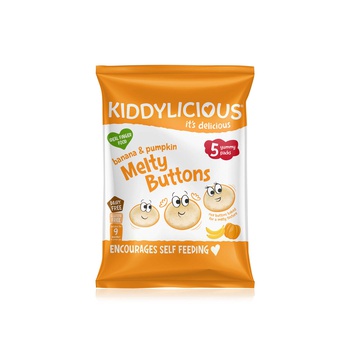 Kiddylicious Banana Pumpkin Melty Buttons 30g