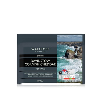 Waitrose Cornish Vintage Cheddar Cheese 350g