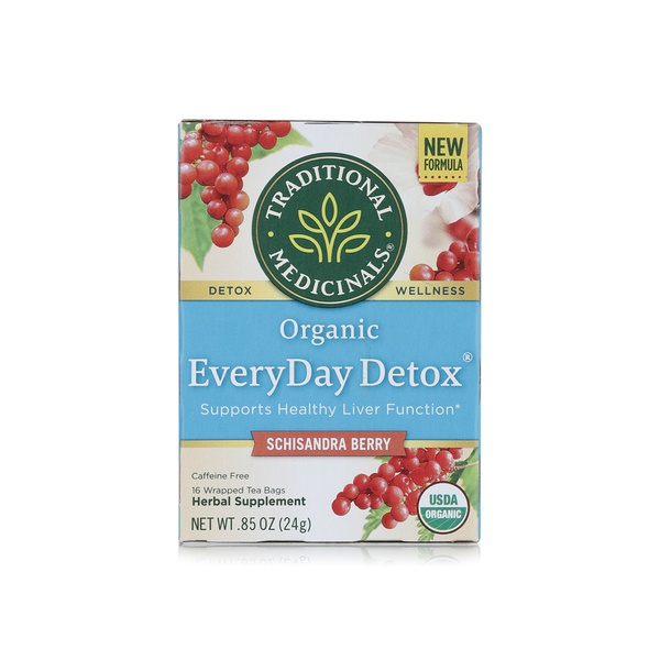 اشتري Traditional Medicinals organic detox tea 16s 24g في الامارات