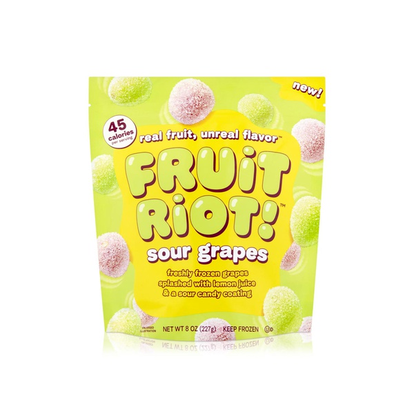 Fruit Riot Sour Grapes Candy 227g