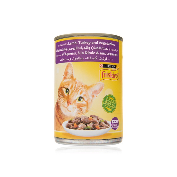 Friskies lamb, tukey and vegetable cat food 400g - Spinneys UAE