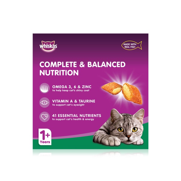Whiskas Dry Cat Food for Adults 1+ Years with Tuna 3kg