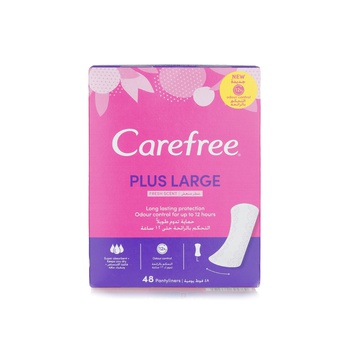 Carefree Panty Liners Large Fresh x 48