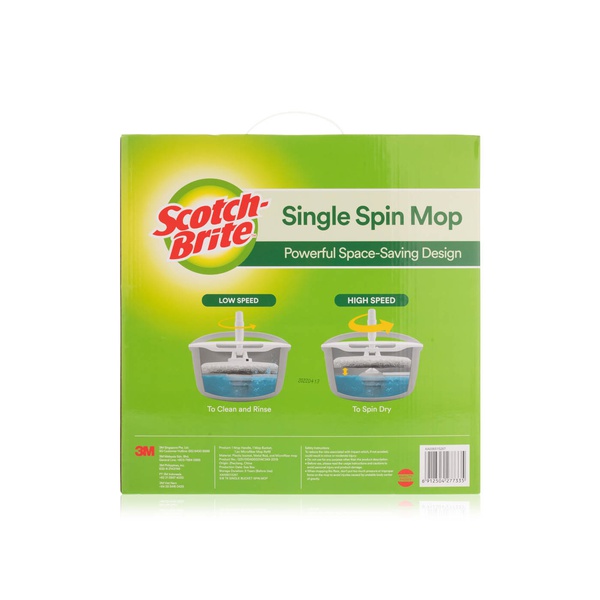 3m Scotch-Brite T6 Spin Mop with Bucket and Refill