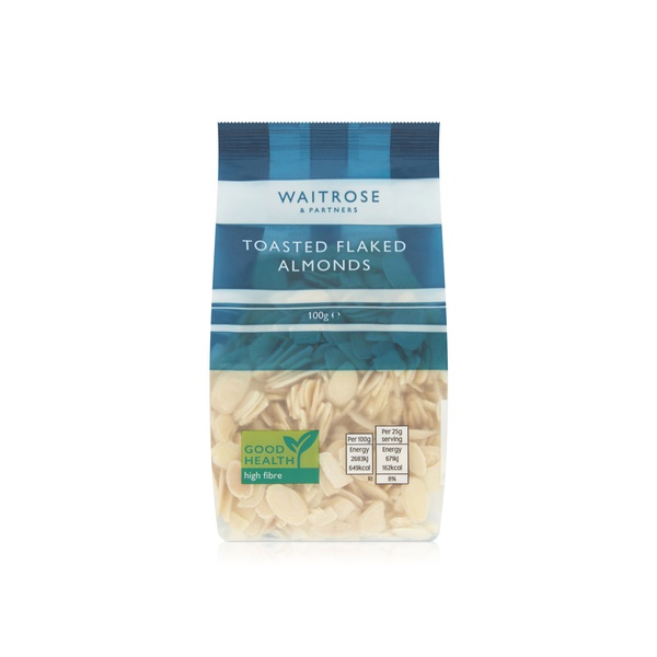 Waitrose Toasted Almond Flakes 100g