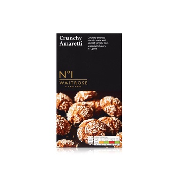 Waitrose No1 Crunchy Amaretti Biscuits 140g