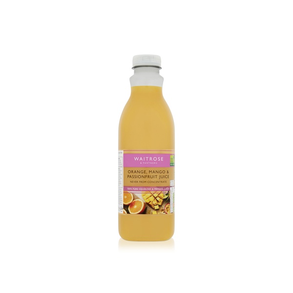 Waitrose Orange Mango and Passionfruit Juice 1L