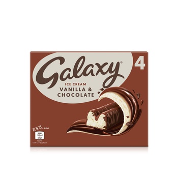 Galaxy Vanilla & Chocolate Ice Cream 160g x 4