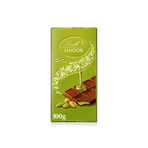 Lindt Lindor Pistachio Chocolate Bar 100g