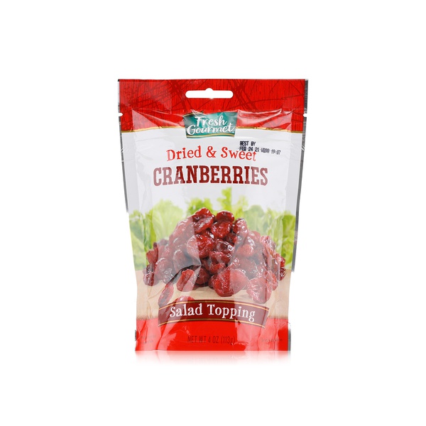 Fresh Gourmet Dried and Sweet Cranberries 113g