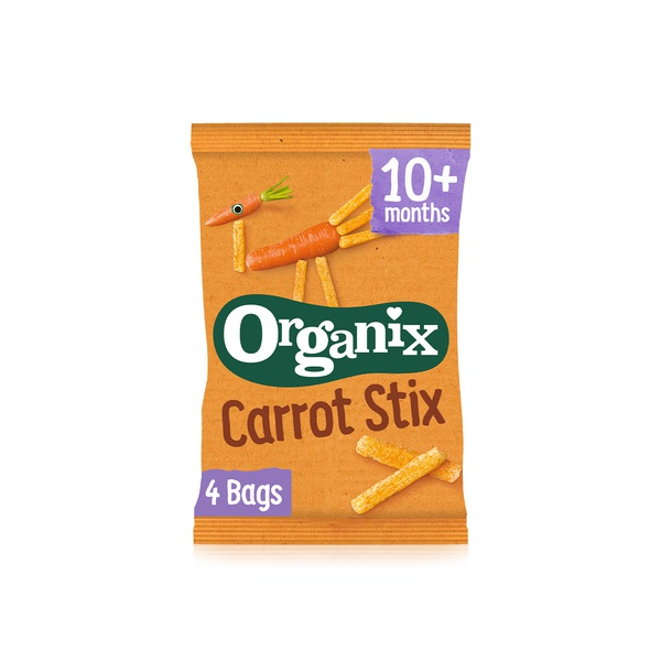 Organix Carrot & Herbs Stix Snacks 10+ Months 4 x 15g