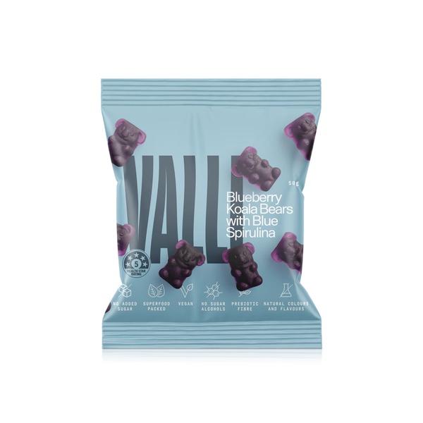 Valli Blueberry Koala Bears with Blue Spirulina 50g