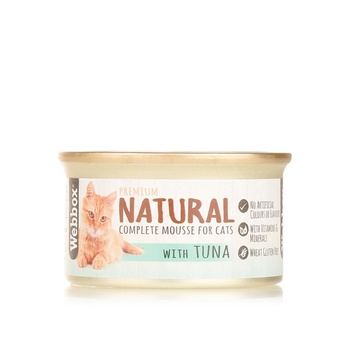 Webbox Premium Natural Tuna Mousse Cat Food 85g