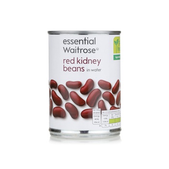 Waitrose Essential Red Kidney Beans in Water 400g