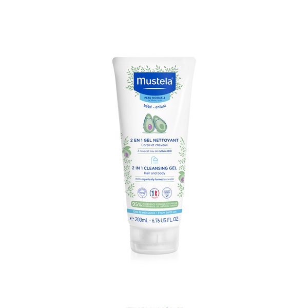 Mustela 2 in 1 Cleansing Gel Baby 200ml