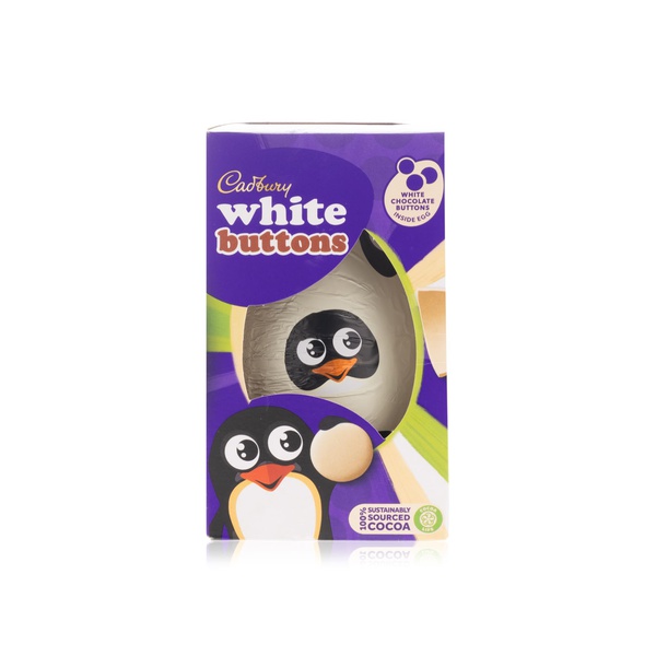 Cadbury White Chocolate Buttons Egg 98g