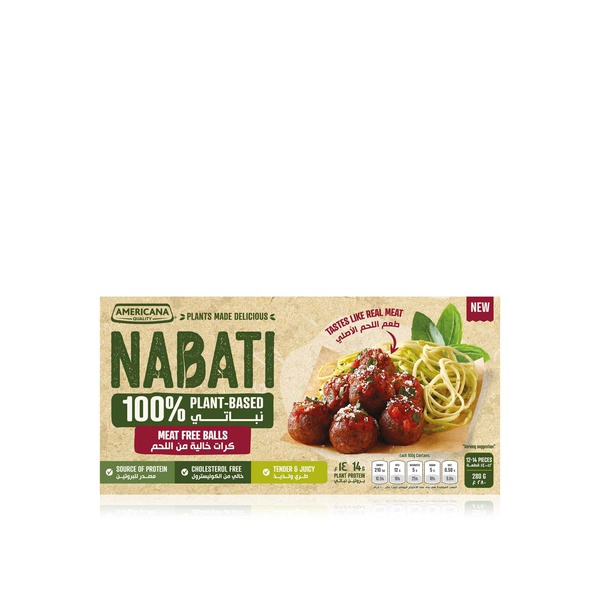 اشتري Americana Nabati beef-free meatballs 280g في الامارات