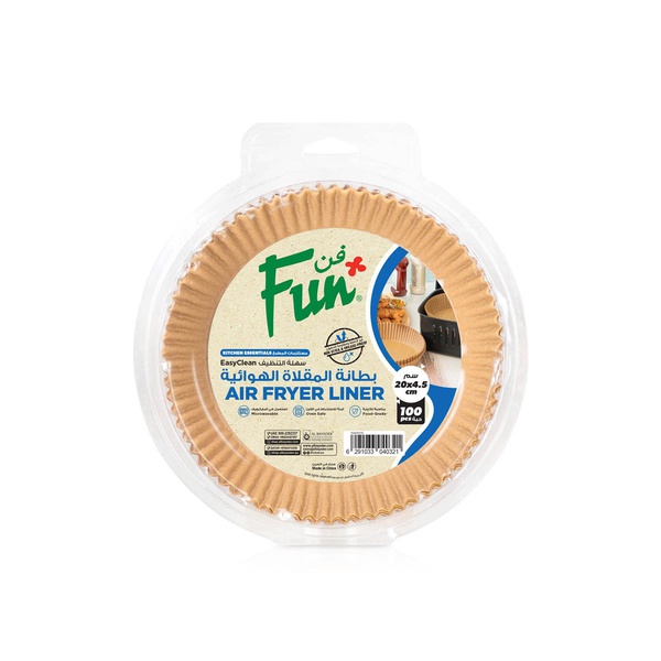 Fun Air Fryer Liners Round 20x4.5cm x 100
