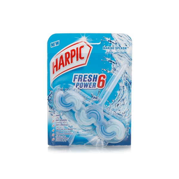 Harpic Fresh Power 6 Marine Splash Toilet Pods 39g
