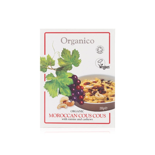 Buy Organico organic Moroccan couscous with raisins and cashews 250g in UAE