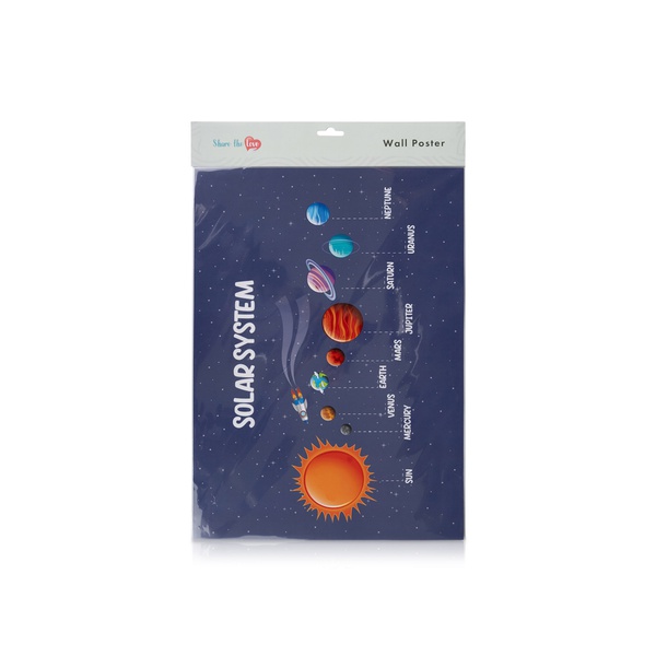 Share The Love Solar System Poster A3