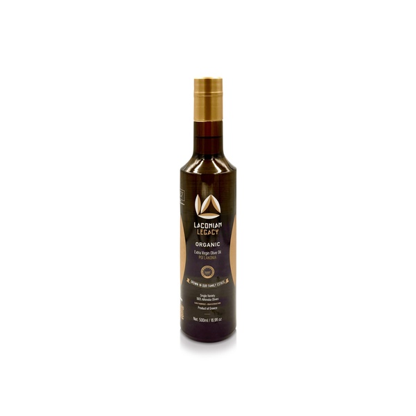 Laconian Legacy Extra Virgin Organic Olive Oil 500ml