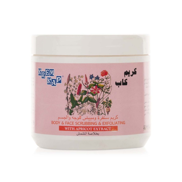 Kremkap Apricot Exfoliating Body and Face Scrub 500ml