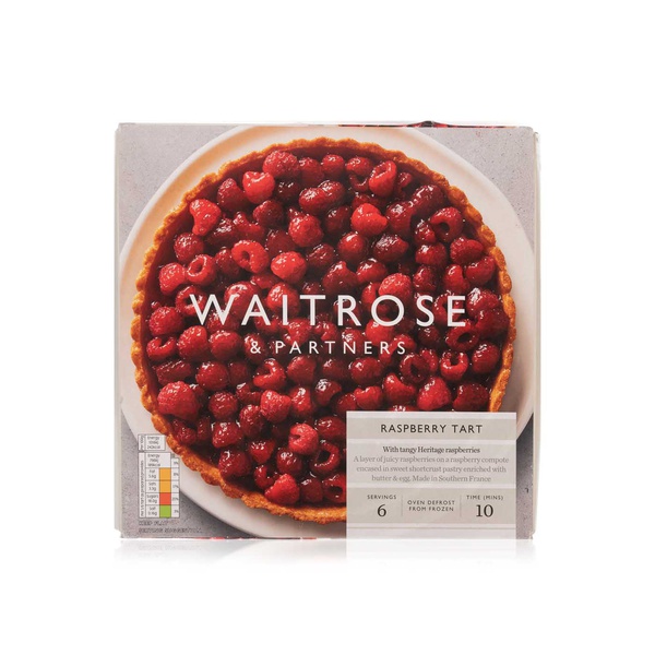 Waitrose Frozen Raspberry Tart 470G