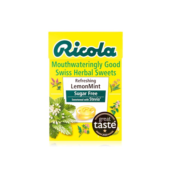 Buy Ricola lemonmint sugar-free herbal drops 45g in UAE