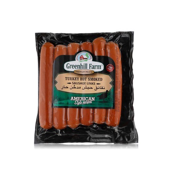 Greenhill Farm Turkey Hot Smoked Sausage Links 396g