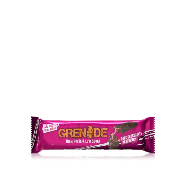 Grenade Dark Chocolate Raspberry Protein Bar 60g