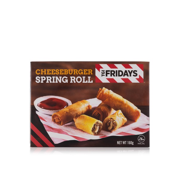 TGI Friday's Frozen Cheeseburger Spring Rolls 160G