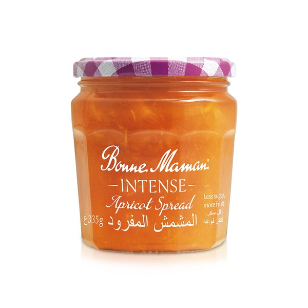 Buy Bonne Maman Intense apricot spread 335g in UAE