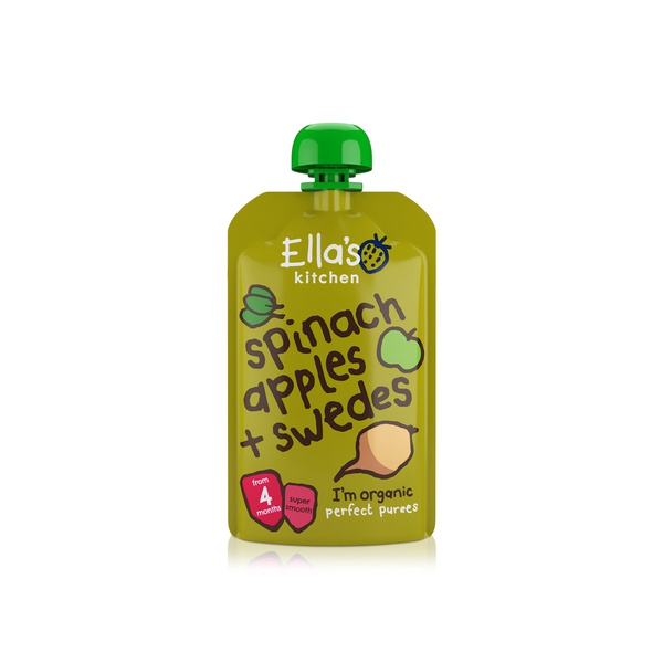 Ella's Kitchen Spinach Apple & Swede 4+ Months 120g