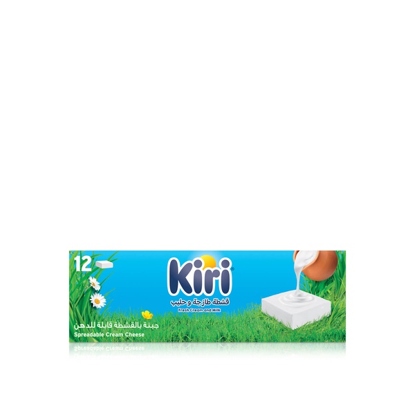 Kiri Spreadable Cream Cheese Squares x 12 200g