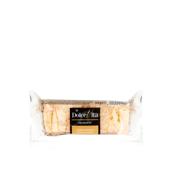 Quaranta Caramel Crème Soft Nougat Bar 50g