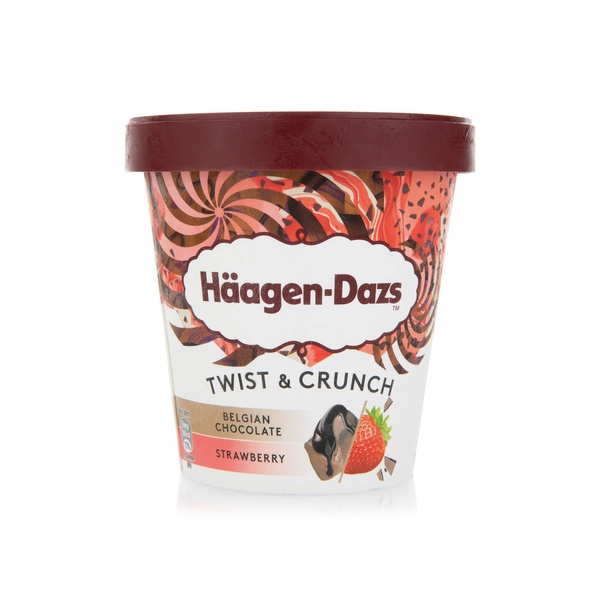 Haagen Dazs Duo Belgian Chocolate And Strawberry  Ice Cream 420Ml