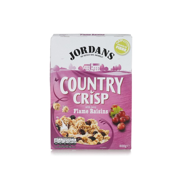 Buy Jordans Country Crisp granola with flame raisins 500g in UAE