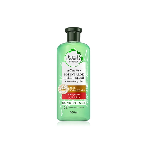 Herbal Essences Colour Protect Sulfate Free Potent Aloe Vera Mango Natural Conditioner 400ml
