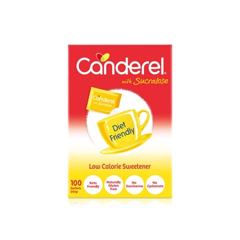 Canderel Sucralose Low-Calorie Sweetener Sachets x 100