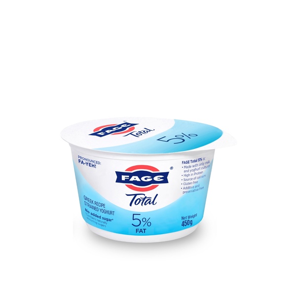 Fage Total 5% Fat Natural Greek Yoghurt 450g