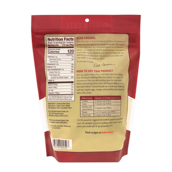 Bob's Red Mill Gluten-Free All Purpose Flour 623g