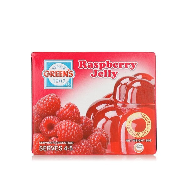 اشتري Greens raspberry jelly mix 80g في الامارات